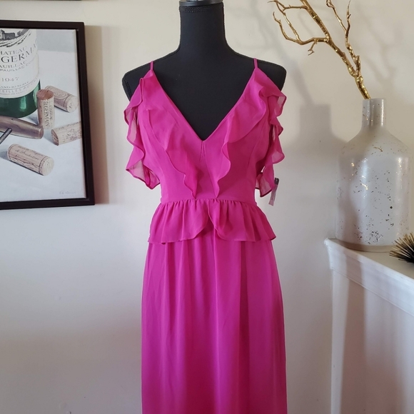 🔥BCBGeneration Fushia Pink Maxi Dress - Picture 3 of 14